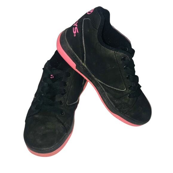Heelys Girls Youth Skate Shoes Black Pink Size 4Y - Picture 1 of 4